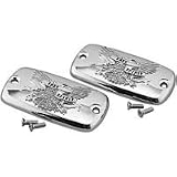 04-09 YAMAHA XVS11A: SHOW CHROME SINGLE MASTER CYLINDER COVER - FREE SPIRIT by Show Chrome