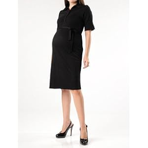 Buy A Pea in the Pod: Elbow Sleeve Shirt Dress Maternity Dress by A Pea in the Pod