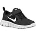 Nike FREE RUN 3 - Little Kids - Black/White/Wolf Grey/Reflect Silver