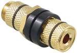 Oem Systems Company X-BPG-B 5 Way Binding Post Front and back with Black Insulator