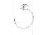 Review Croydex  / Croydex Qm321541 Twist Lock Towel Ring Chrome