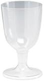 Plastic Wine Cups 5 Ounces 6/Pkg - Clear