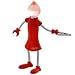 Zweibr�der, LED Figur E-Girl, 2-A Candelgirl - mit 7-Farbwechsler Lampenkopf