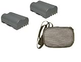 ValuePack (2 Count): Extended Life Replacement Battery for Specific Digital Camera and Camcorder Models / Compatible with Fujifilm NP-150, Finepix S5 Pro Digital Camera - Includes Hard Case Camera Bag
