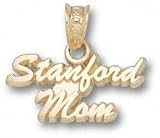 Stanford Cardinal Solid 10K Gold ''STANFORD MOM'' Pendant