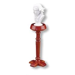 Miniature Reutter Porcelain Pedestal with Mozart