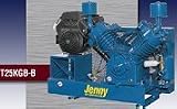 Jenny Base Plate Mounted Gasoline Engine Air Compressors, 1 Stage, Pump T, 25 HP, 625 RPM
