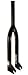 Odyssey 20 Pro Dirt Fork Classic 1-1/8 / 3/8 Threadless Black
