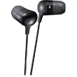 JVC HA-FX35-B Soft Marshmallow Stereo Headphones (Black)