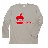 長袖Tシャツ　Appleパロディプリント