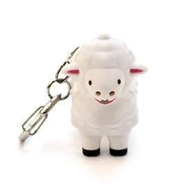 Sheep LED Keychain Light w/ Sounds