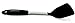 Stainless Steel & Silicone Black Spatula Turner By Martello Technology - High Grade Kitchen Tools