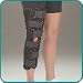 &ETH; DeRoyal Hospital Grade Knee Immobilizer, 10IN * Black Foam, Pediatric, L * 1 Per EA STAT TM Brand 14970007