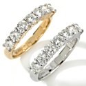 1.25ct Moissanite Anniversary 7-Stone 14K Band Ring
