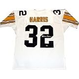 Franco Harris Pittsburgh Steelers NFL Hand Signed Authentic Style White Jersey