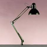 Catalina Lighting W2000BLK Incandescent 34 reach swing arm clamp-on lamp, black