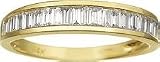 14K Gold Diamond Baguette Anniversary Ring