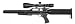 AirForce Talon SS, 4-16x50 Scope, See-Thru Rings air rifle