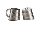 Bonjour Double Wall Stainless Steel Creamer & Sugar Set 2-pc.