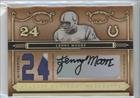 2006 Playoff National Treasures Material Signature Jersey Numbers Prime #23 - Lenny Moore/24