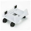 Mobile CPU Stand, 13 1/8w x 4 7/8d x 8 7/8h, Light Gray (IVR54001) Category: CPU Stands