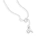 Sterling Silver Heart and Key Charm Anklet Ankle Bracelet Adjustable 9-10