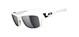 Oakley Jupiter Squared Men's Sunglasses - Matte White w/ Black Iridium Polarized Lens