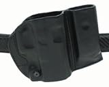 Blackhawk Leather Slide Holster with Mag Pouch 420204BK-R