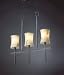 Justice Design Group Linear 3-Light Bar Chandelier model number FAL-8955-60-MBLK Chan...