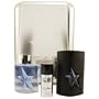 ANGEL by Thierry Mugler Gift Set for MEN: SET-EDT SPRAY RUBBER BOTTLE 1.7 OZ & AFTERSHAVE 1.7 OZ & DEODORANT STICK ALCOHOL FREE .7 OZ