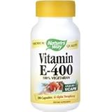 Vit E 400 IU D Alpha With Tocopherols - 100 softgels, (Nature s Way)