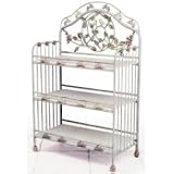 Flowers & Bunnies Wrought Iron Change Table