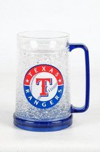 Texas Rangers 16 oz Plastic Crystal Freezer Mugs - Set of 4