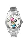 Disney Minnie Mouse Expansion Bracelet Silver Dial Women's watch #MCK626