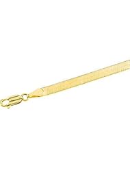 Solid Flexible Herringbone Cha 14K Gold Yellow Ch57 16 Inch