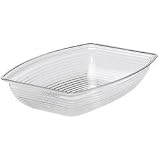 Cambro Clear Ribbed Salad Bowl, 14 x 19 (11-0214) Category: Bowls