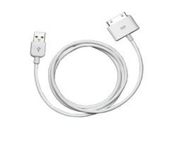 Dock Connector to USB 2.0 Cable for iPod and iPhone (White)