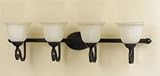 AF Lighting Harmony 4 Light Bath & Vanity Fixture Oil Rubbed Bronze