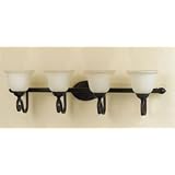 AF Lighting Harmony 4 Light Bath and Vanity Fixture Oil Rubbed Bronze by 