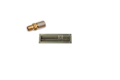 Linear Trough Propane Gas Fire Pit Burner with Pan, 24-Inch