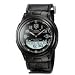 Mns 30Pg Databank Analog Watch Ana Digi Chrono Blk Dial w/Blk Nylon Band 50M WR