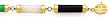14k Gold, Onyx & Multi-Colored Jade Thin Bracelet