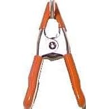 Spring Clamps: Adjustable Clamp 3201-HT-BP Spring Clamp with Vinyl Grips & Pads 1"