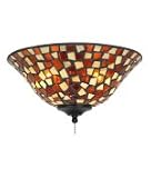 Fanimation Fans G426 13 Glass Bowl, Amber/Brown Mosaic Finish