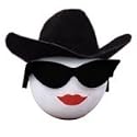 Cool Cowgirl Antenna Ball Topper