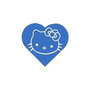 Hello Kitty Sticker Heart White Sticker Decal