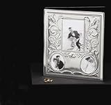 Silver Plated Wedding Photo Album-Holds Multi Size Pictures