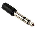 Adapter, Stereo, 1/4 M to 1/8 F