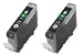 Free D@J solar calculator + 2-pk Canon CLI-8G Green Compatible Inkjet Cartridges W/ Chip