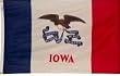 Iowa US State Flag: 3x5 foot poly